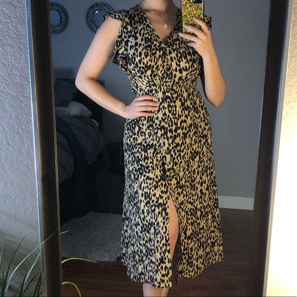 Sienna Sky Dresses & Skirts - Leopard Print Dress